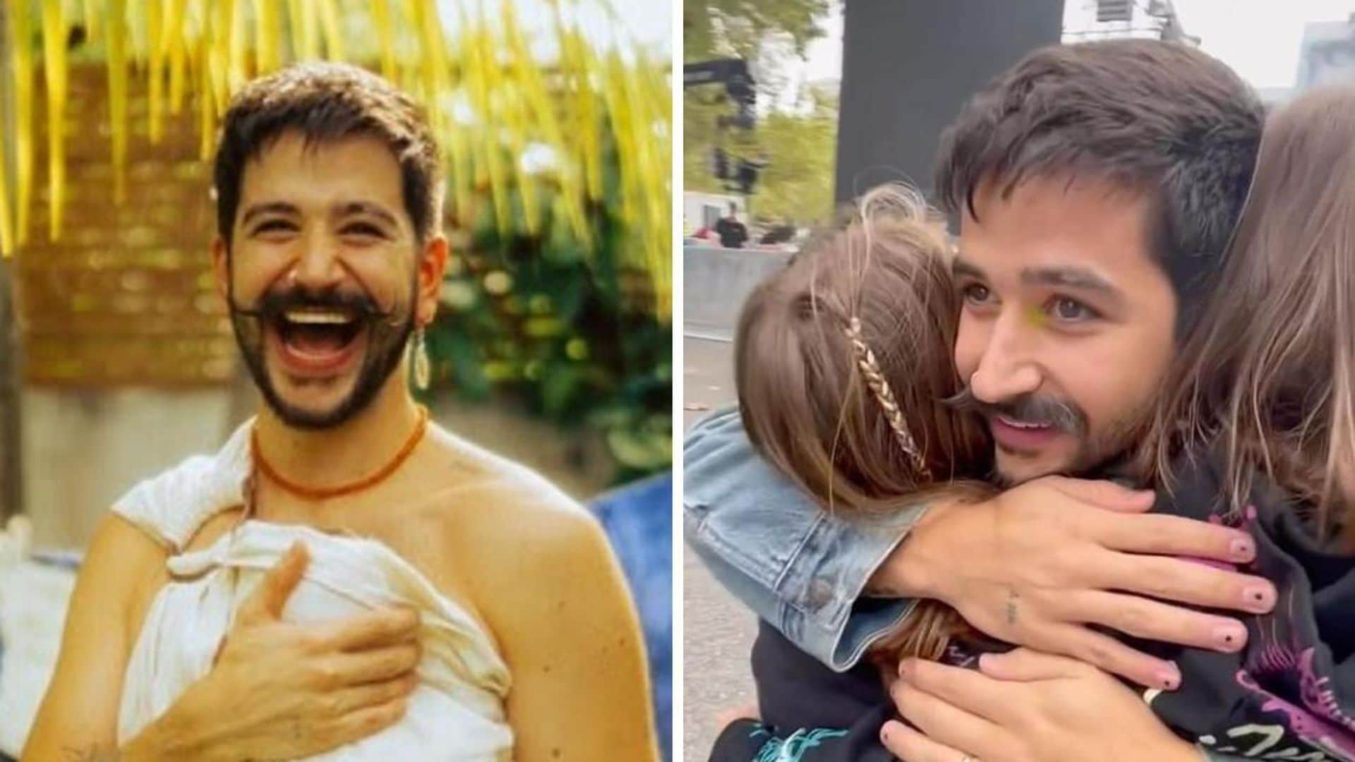 Camilo cumple la promesa que le debía a una pequeña fan en España