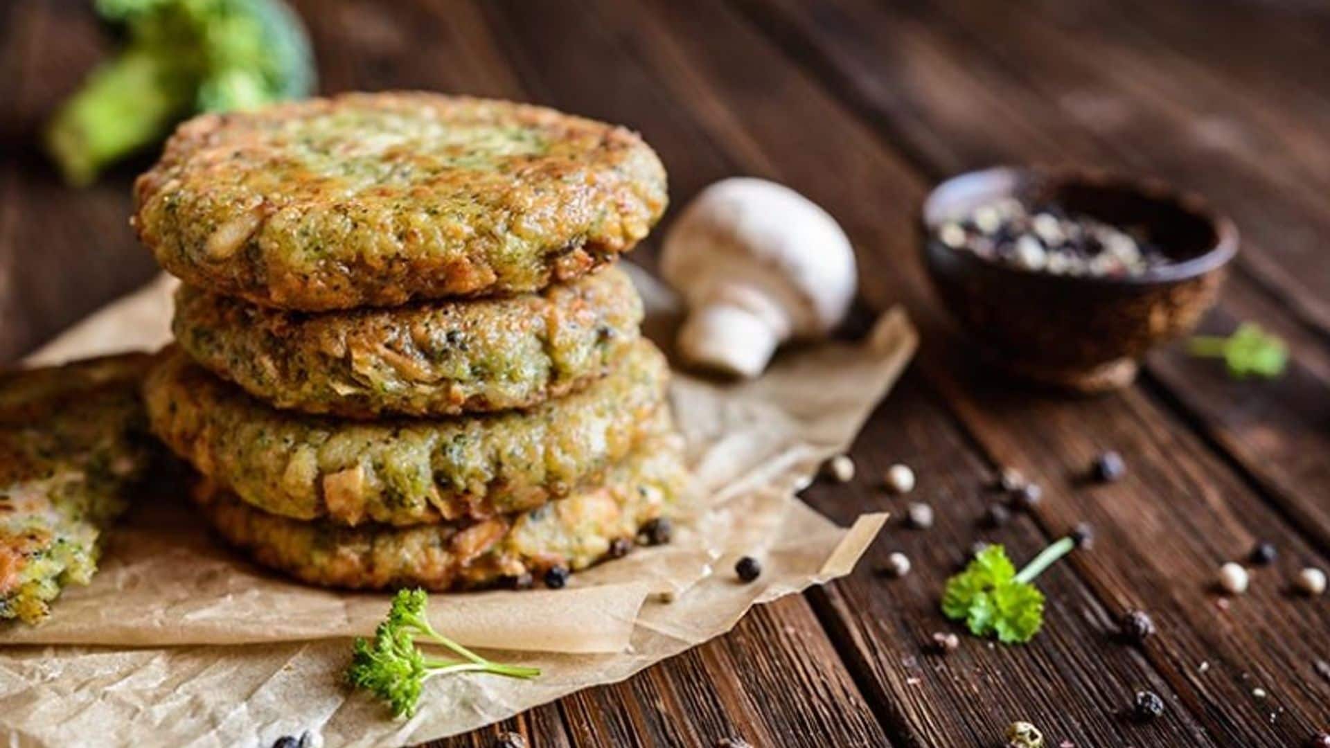 Hamburguesas mexicanas de habas