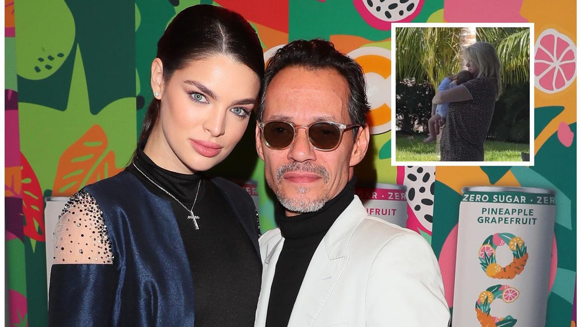 El bebé de Marc Anthony disfruta de una tranquila mañana en brazos de su abuelita