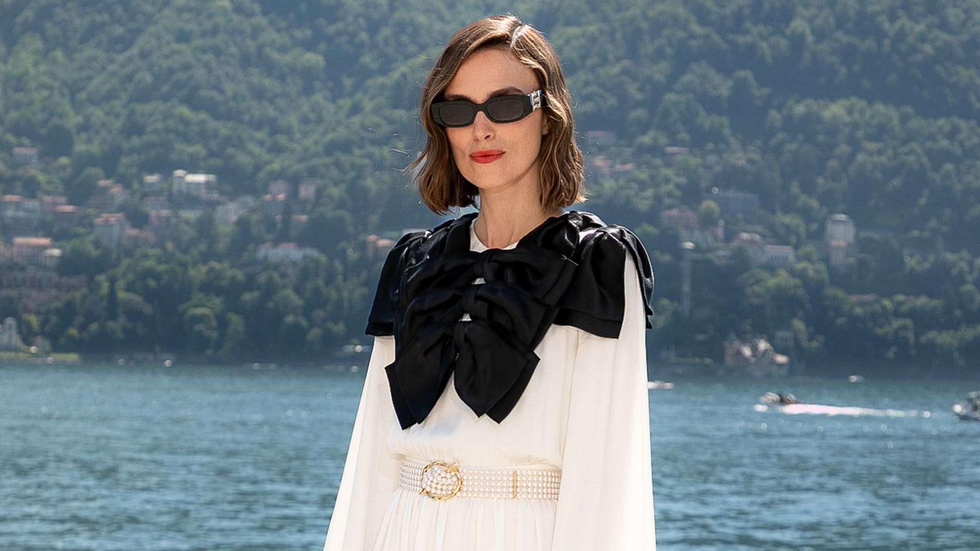 Keira Knightley en el show de Chanel en Lago di Como 