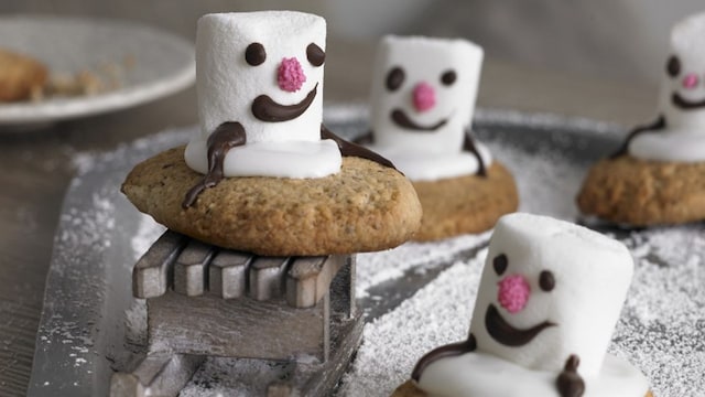 galletas de navidad marshmallow
