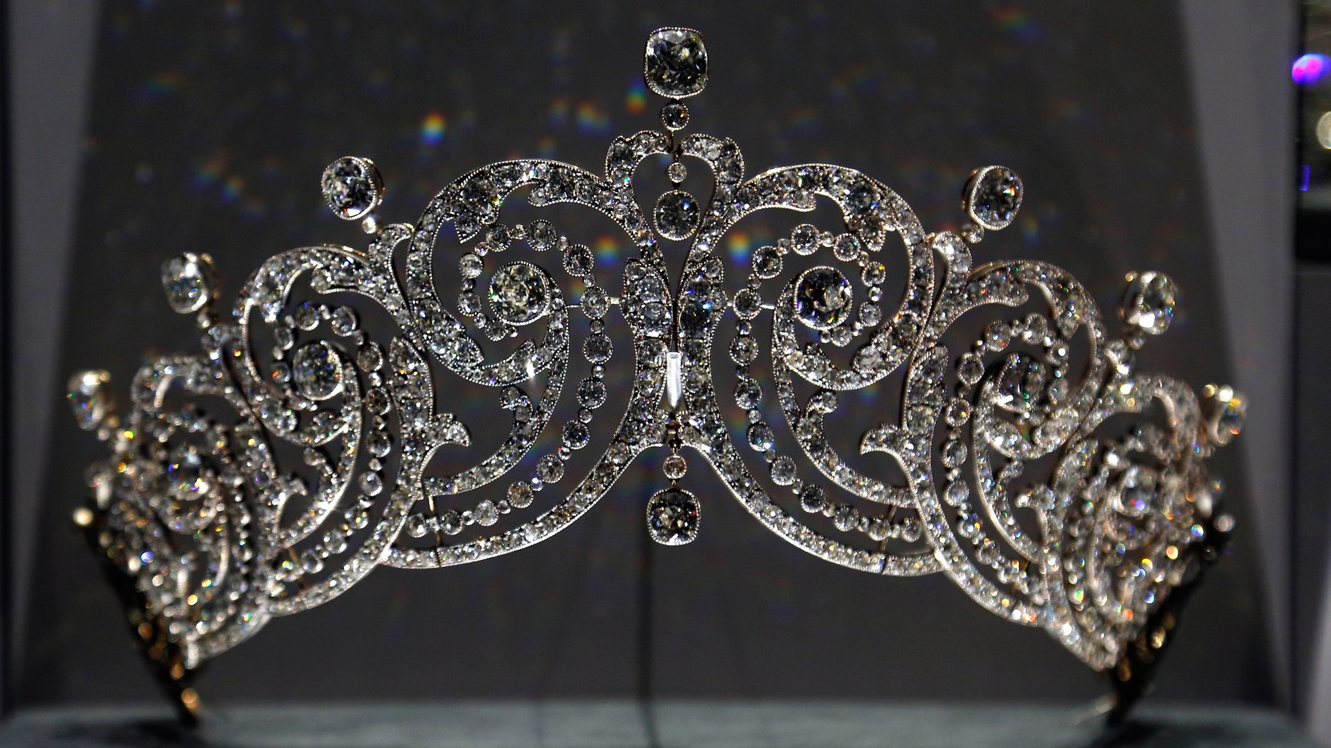 Tiara diseñada por Cartier en 1902.