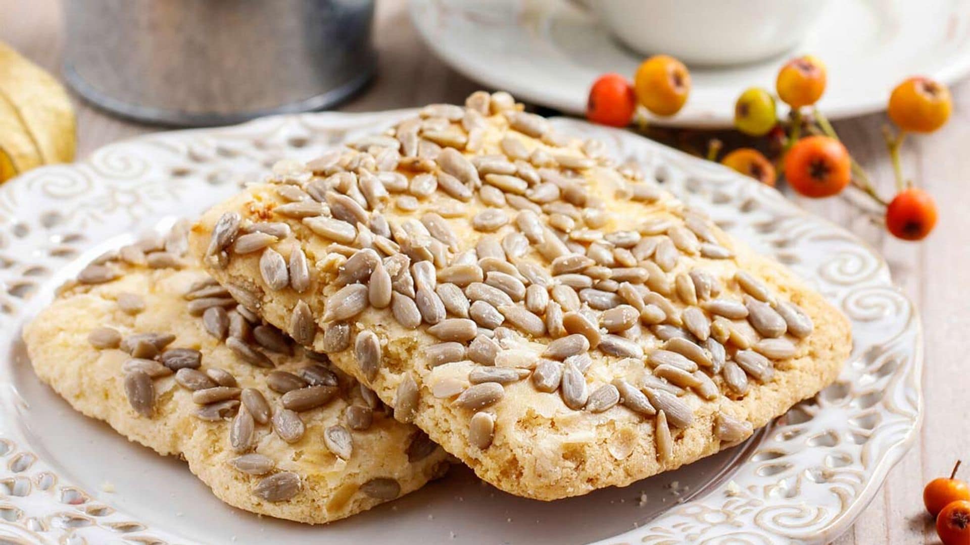 Galletas 'flapkacks' de avena y pipas