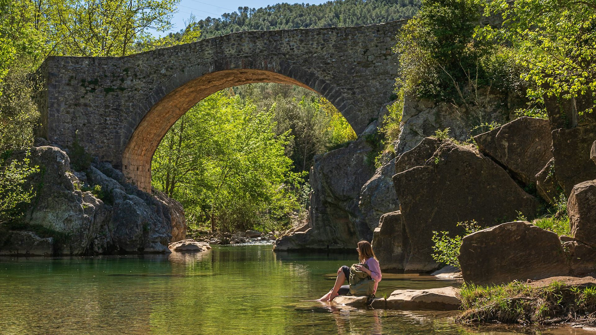 Sant Llorenç de la Muga, Puente Sant Antoni, girona