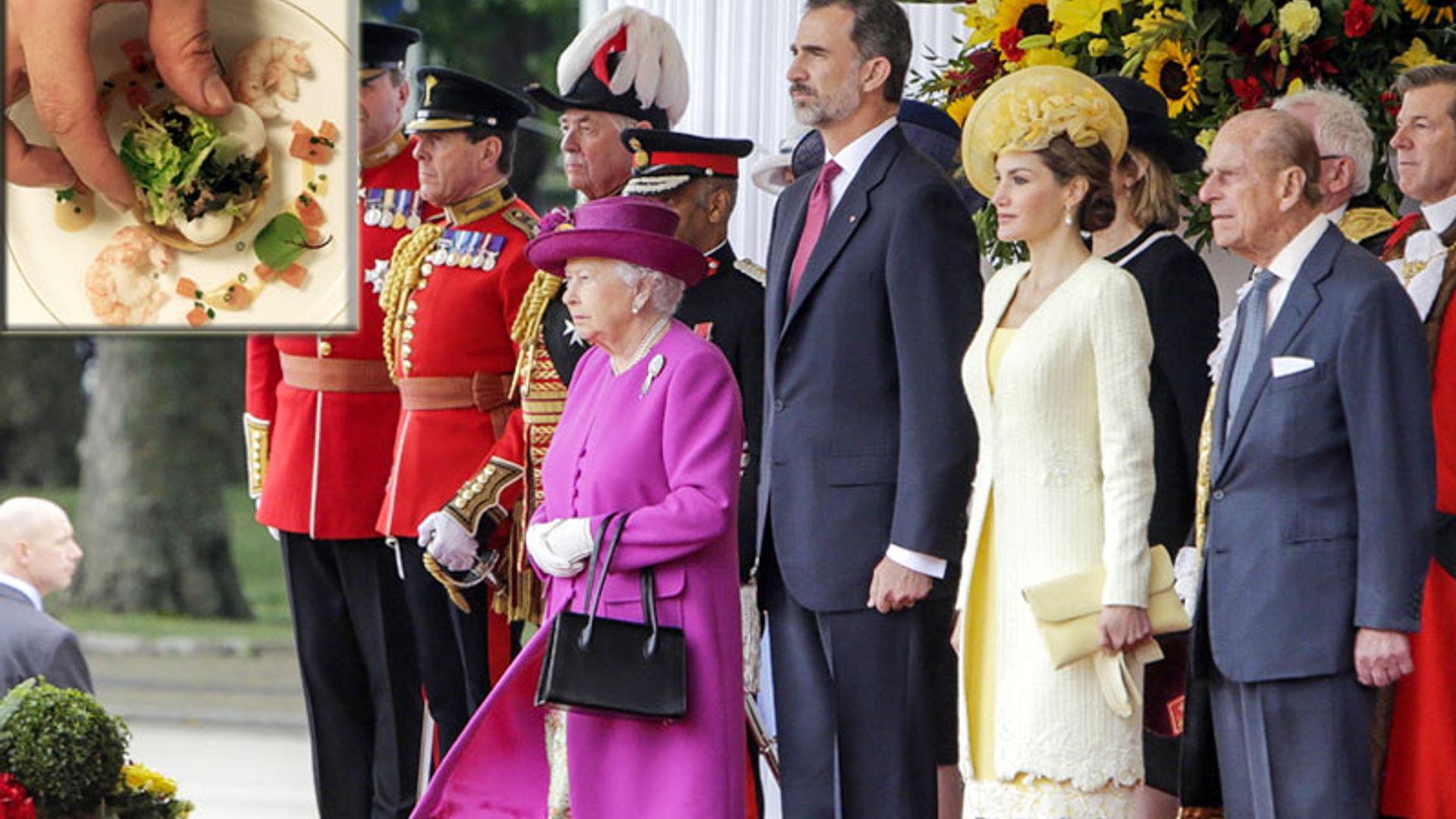 ¿Qué han degustado los Reyes de España en el almuerzo privado ofrecido en el Palacio de Buckingham?