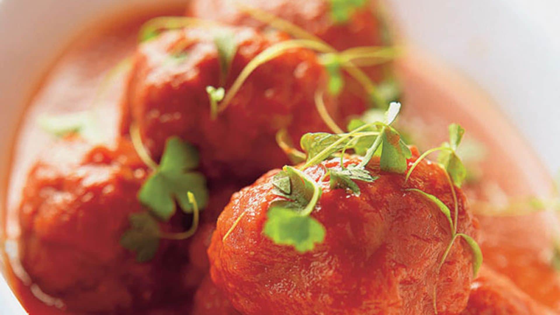 Albóndigas de pavo con tomate