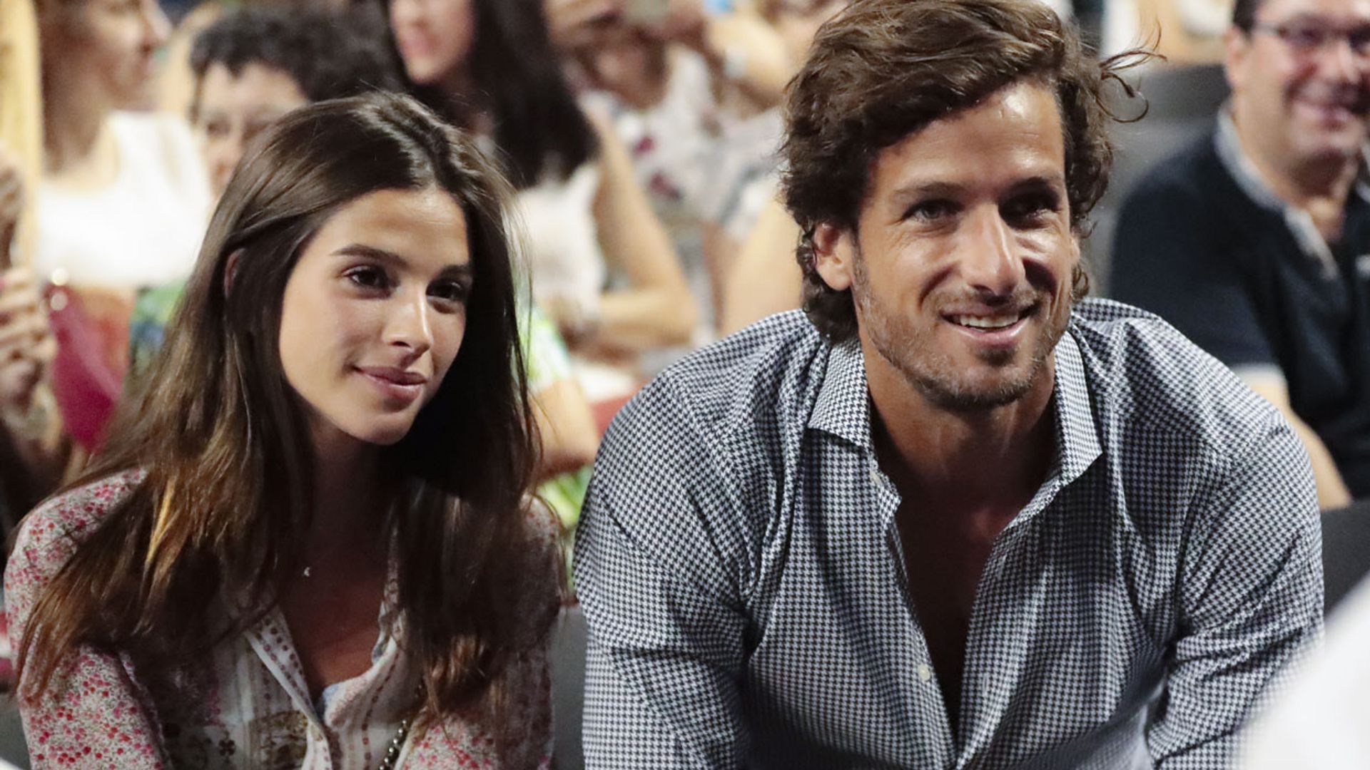 Sandra Gago y su hijo Darío, los talismanes de la suerte de Feliciano López