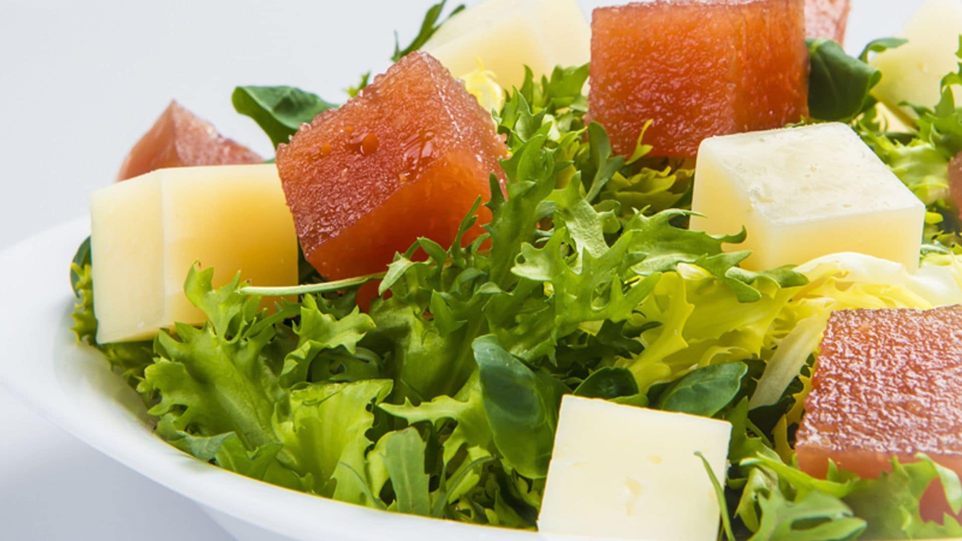 Ensalada de membrillo y queso