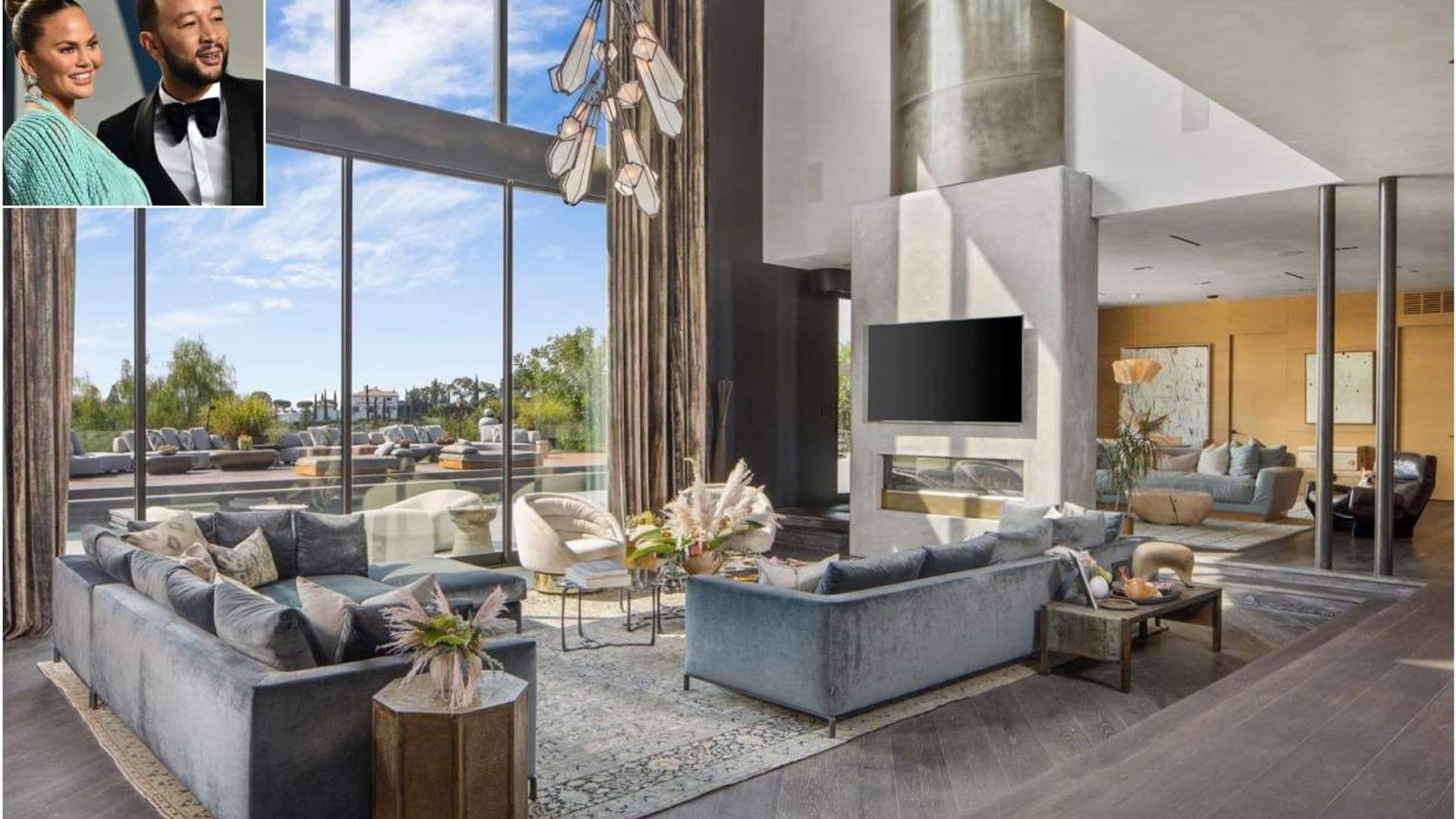 Así es la mansión que John Legend y Chrissy Teigen han vendido en Beverly Hills