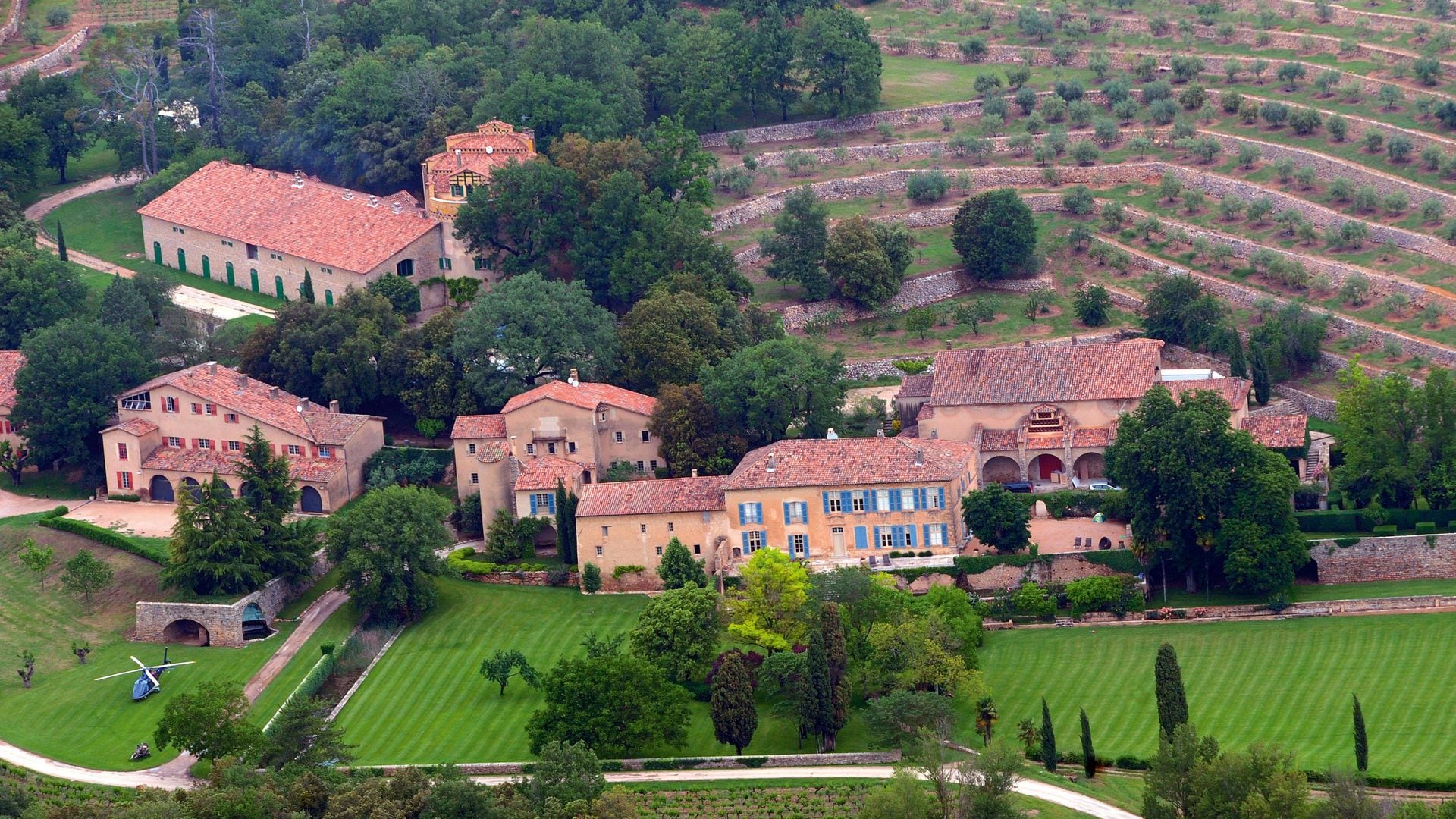 El castillo de Brad Pitt y Angelina Jolie