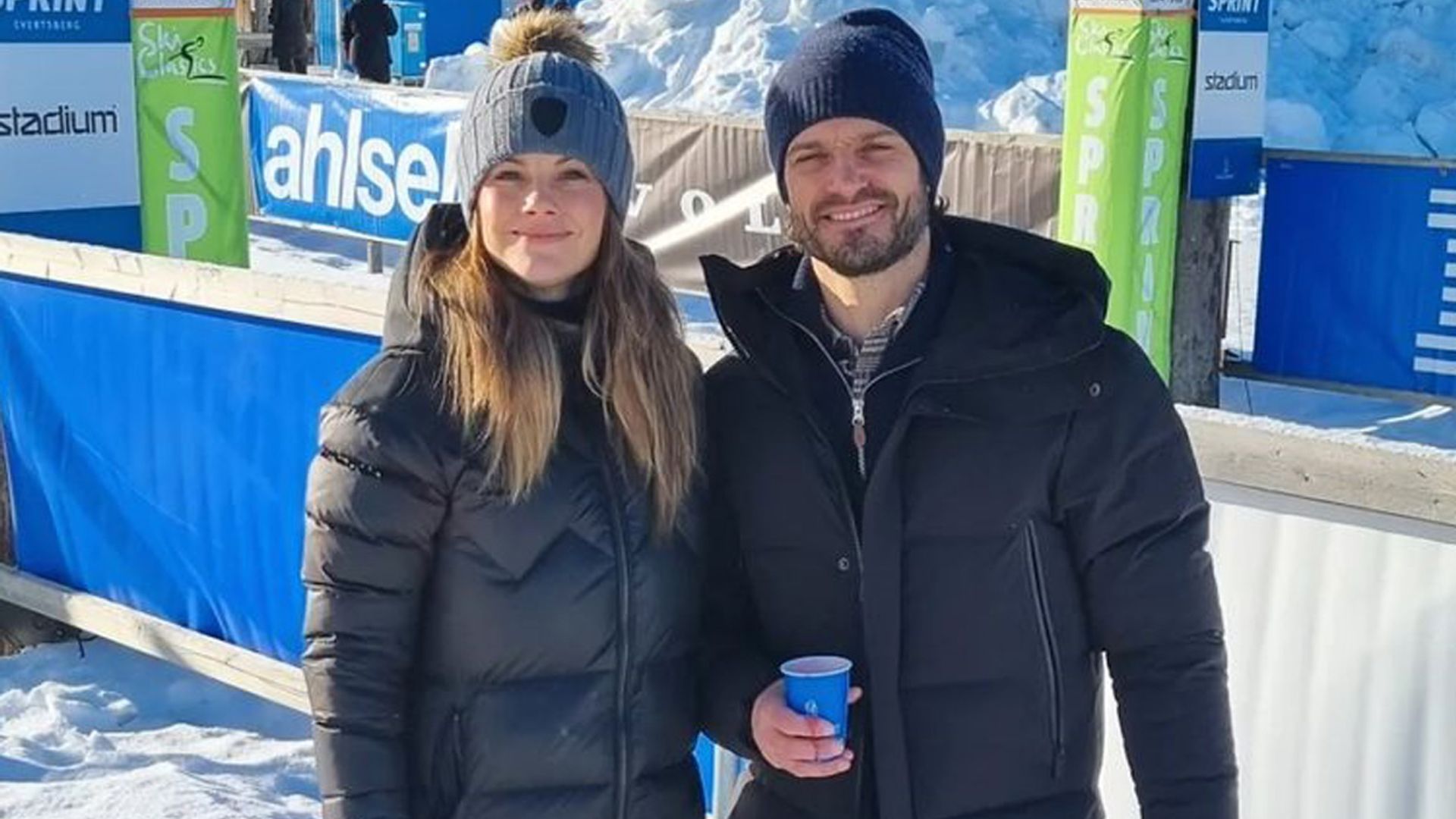 La escapada a la nieve de Carlos Felipe y Sofia de Suecia para cumplir con una tradición real centenaria