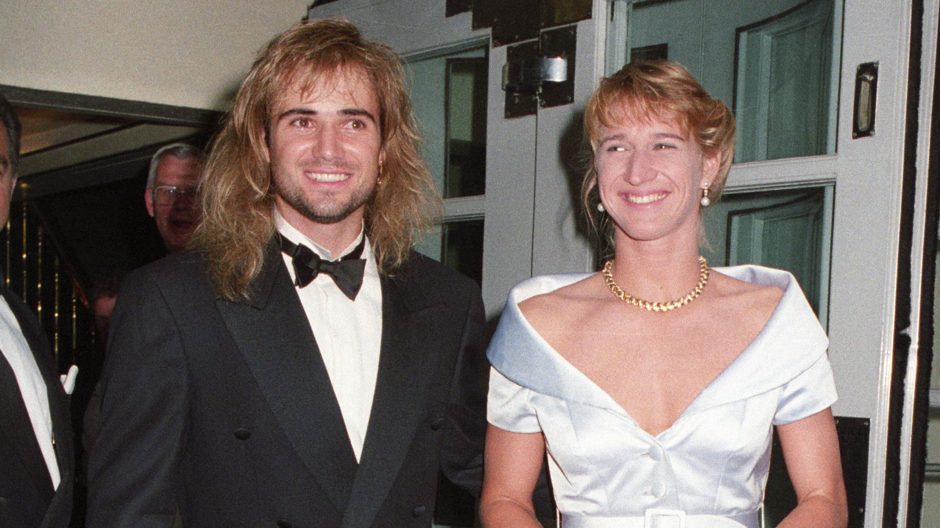 Andre Agassi y Steffi Graf en el Baile de los Ganadores de Wimbledon (1992)