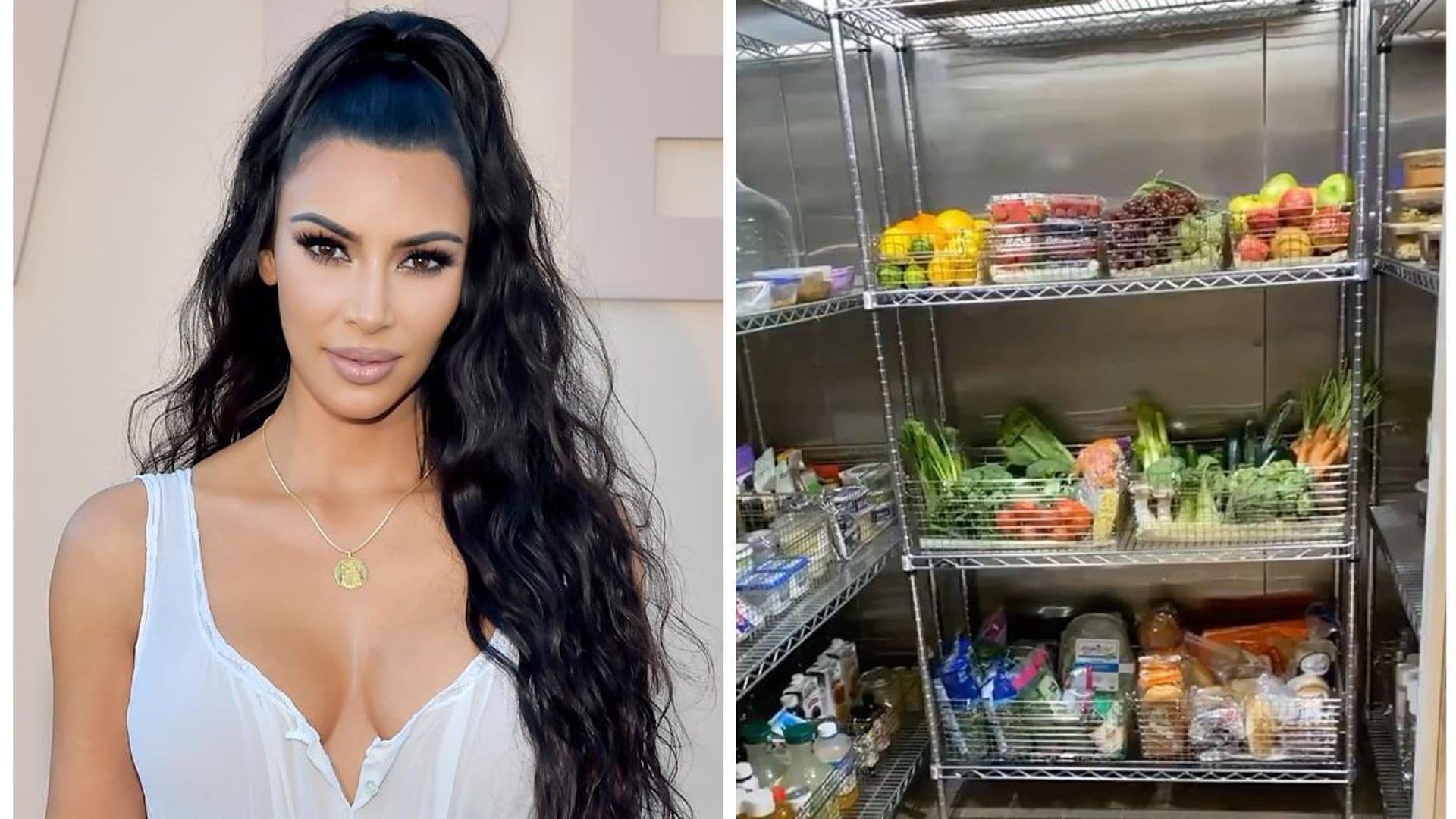 Kim Kardashian ‘shockeó’ a sus fans con su cocina industrial, sus múltiples neveras y sus alacenas