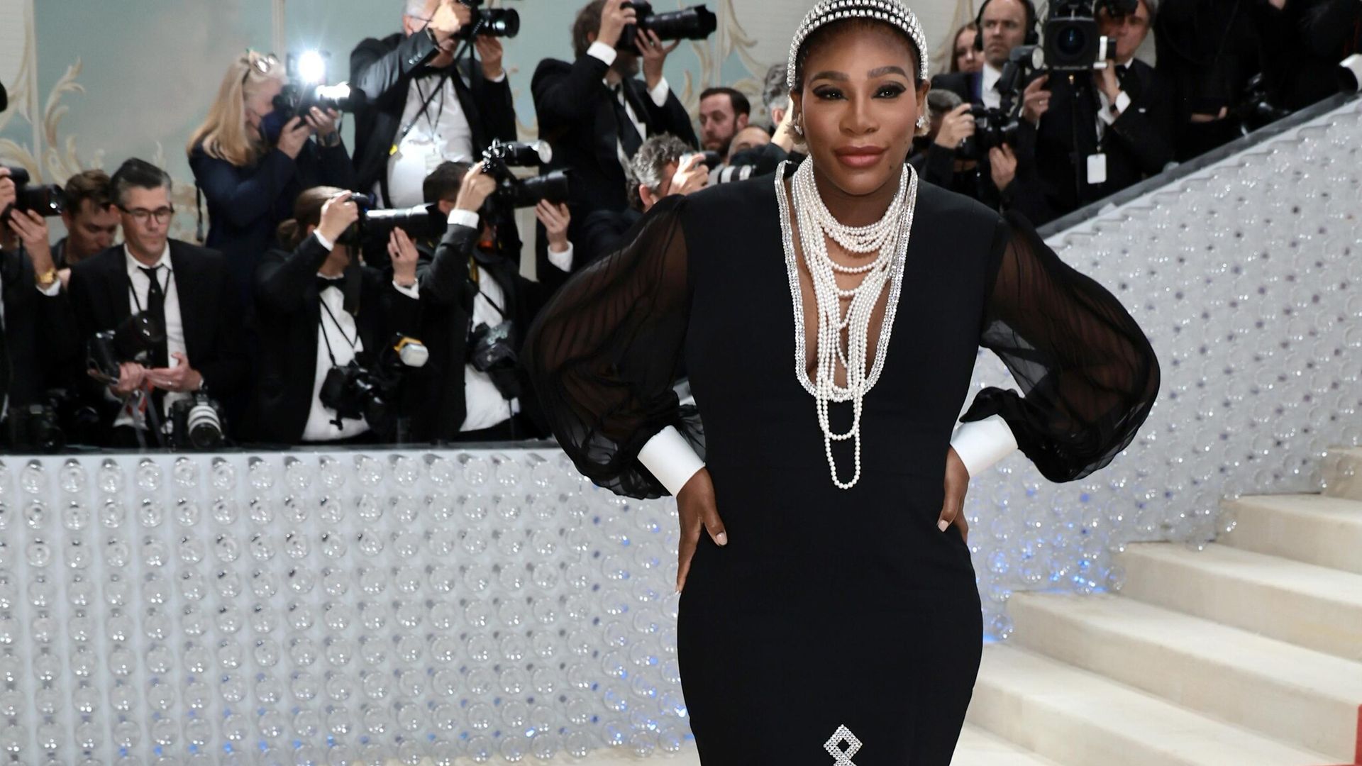 Serena Williams revela que está embarazada de su segundo bebé en la Met Gala
