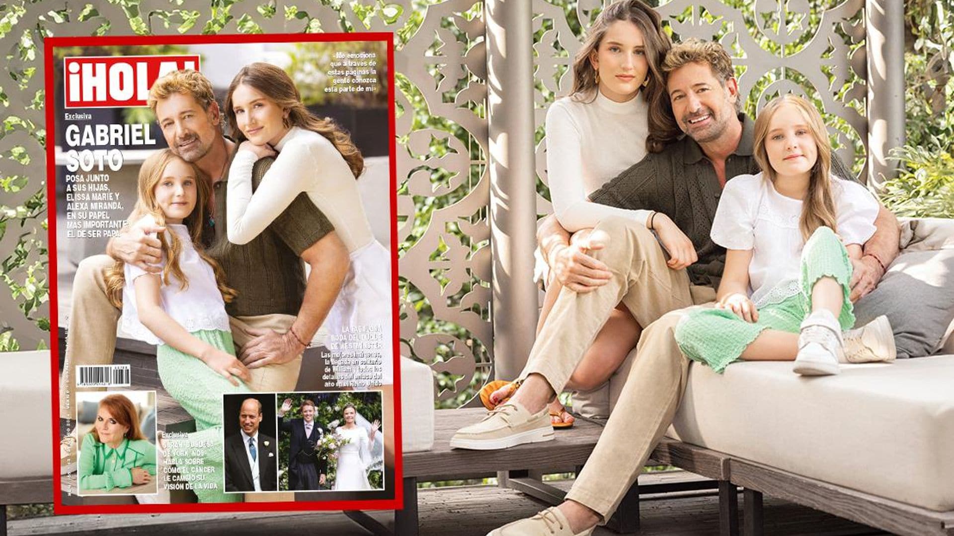 Gabriel Soto, un papá de película