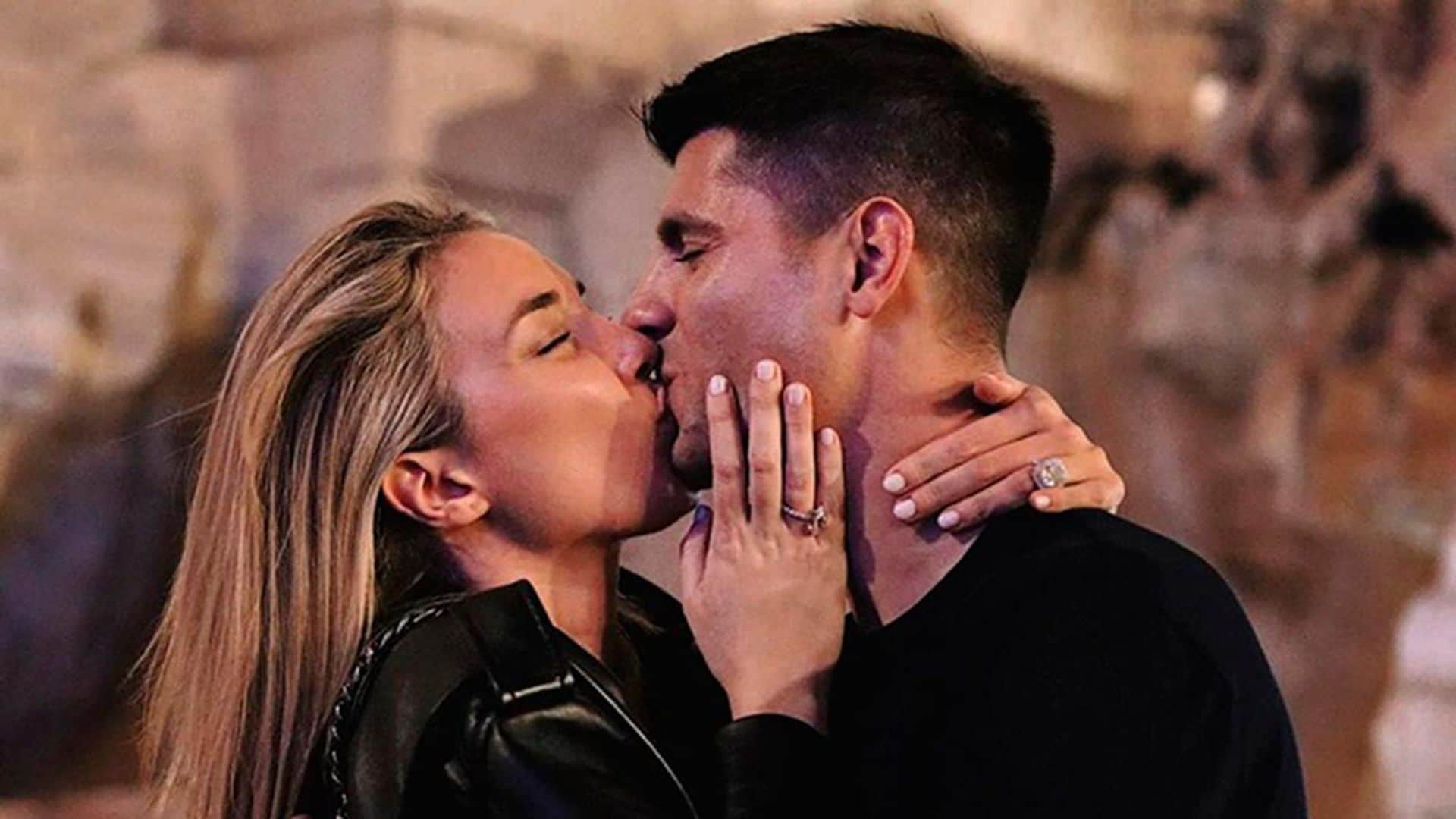 La emocionante despedida que Alice Campello y sus hijos han dado a Morata antes de su nuevo reto y entre incógnitas de futuro