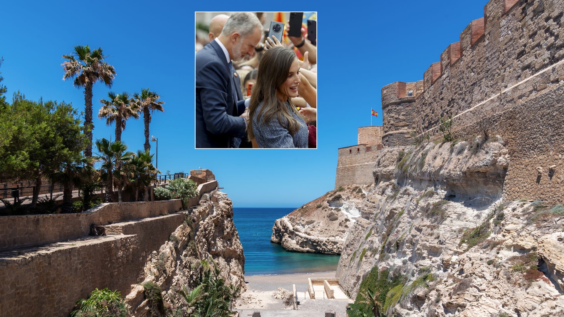 Melilla, visita de los Reyes