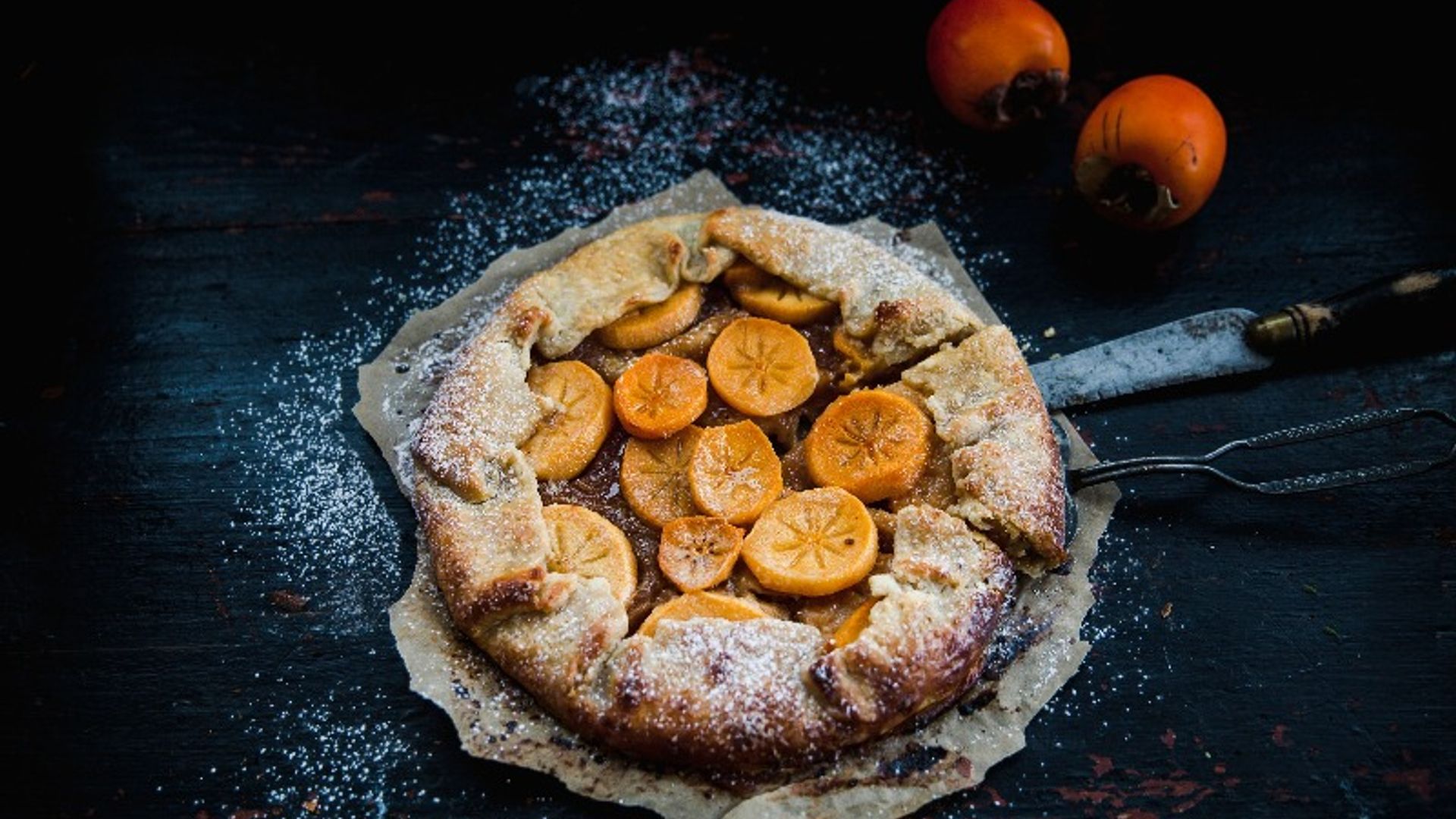 'Galette' de caquis