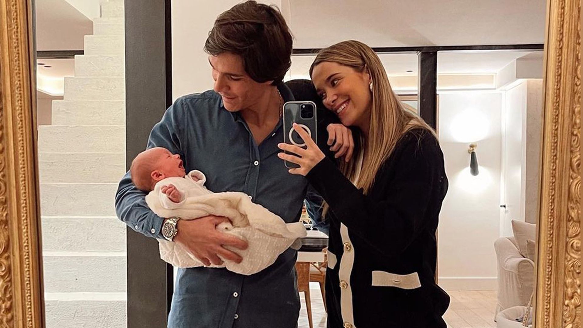 '¿Qué hago con esta cara?', María Pombo y Pablo Castellano se derriten con este gesto de Martín