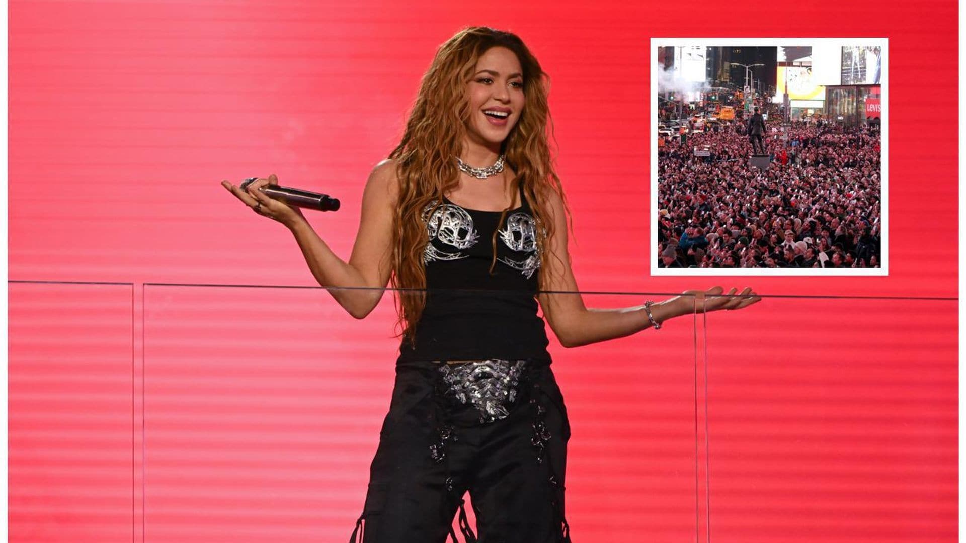Shakira desata la locura en Times Square con su espectacular concierto