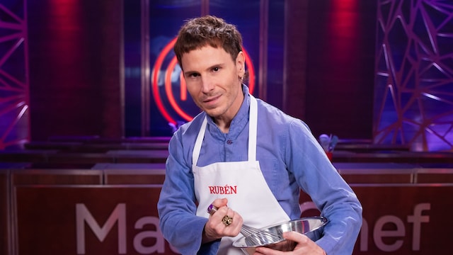 El  actor Rubén Ochandiano durante la presentación de la novena edición de MasterChef Celebrity