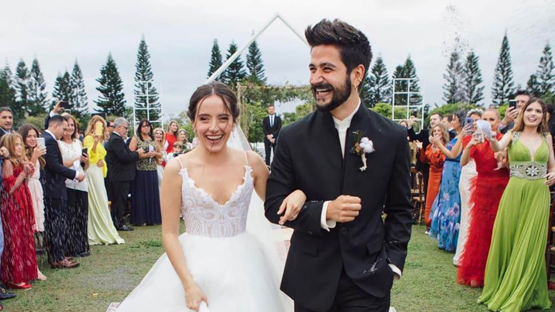 Todos los detalles sobre la romántica boda de Camilo y Evaluna Montaner