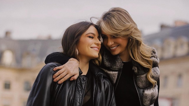 Sofía Castro se siente feliz de contar con el apoyo de su mamá, Angélica Rivera.