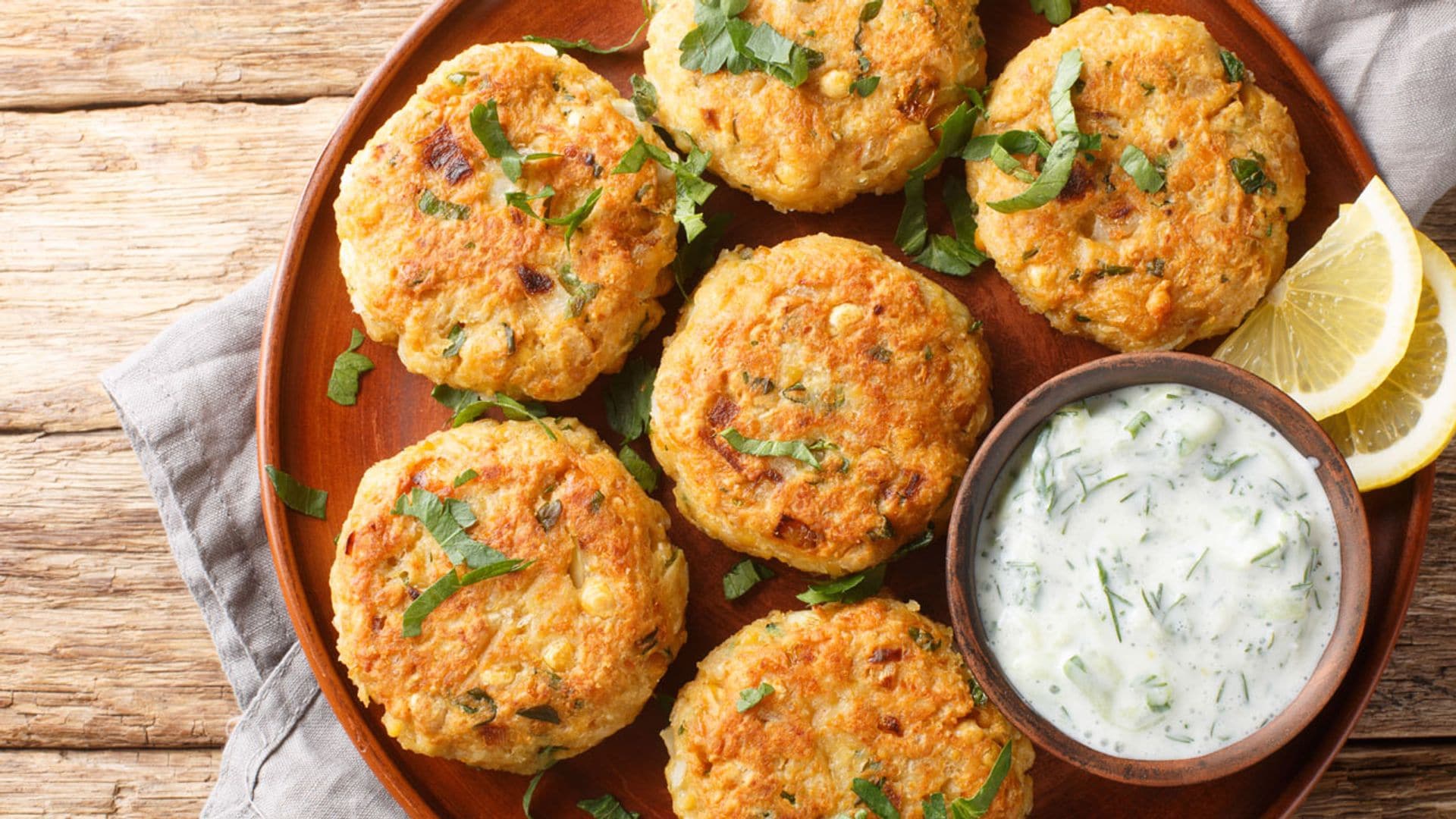 Falafel con 'tzatziki'