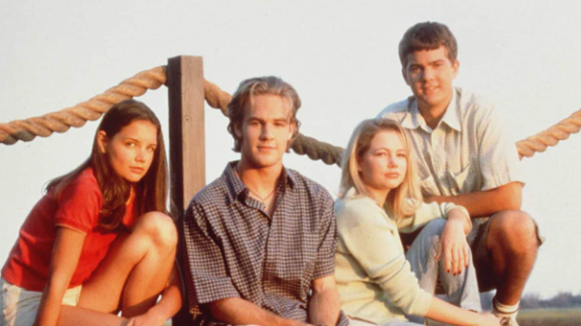Katie Holmes, James Van Der Beek, Michelle Williams y Joshua Jackson, protagonistas de la serie Dawson crece