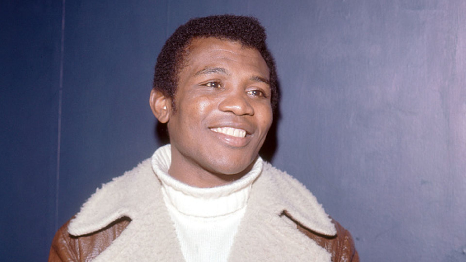 El boxeador José Legrá en febrero de 1972
