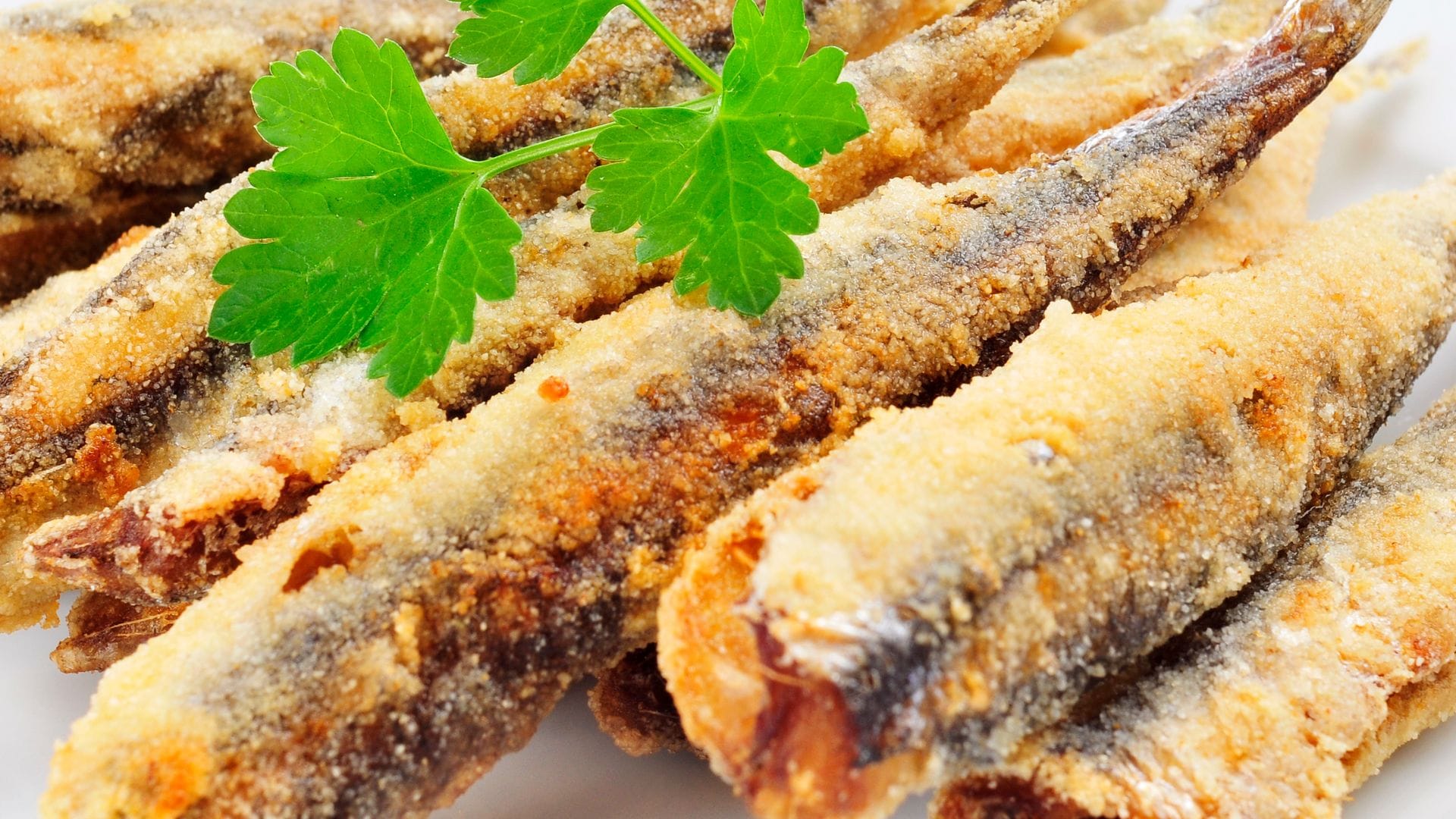 Boquerones rebozados y fritos