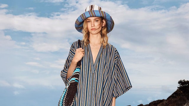 Vestido de rayas de Zara