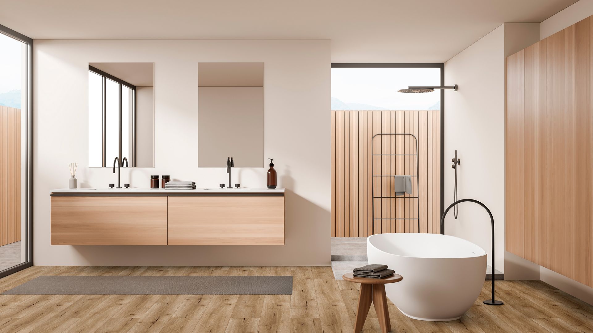 Baños para dos con ideas para ser usados en pareja