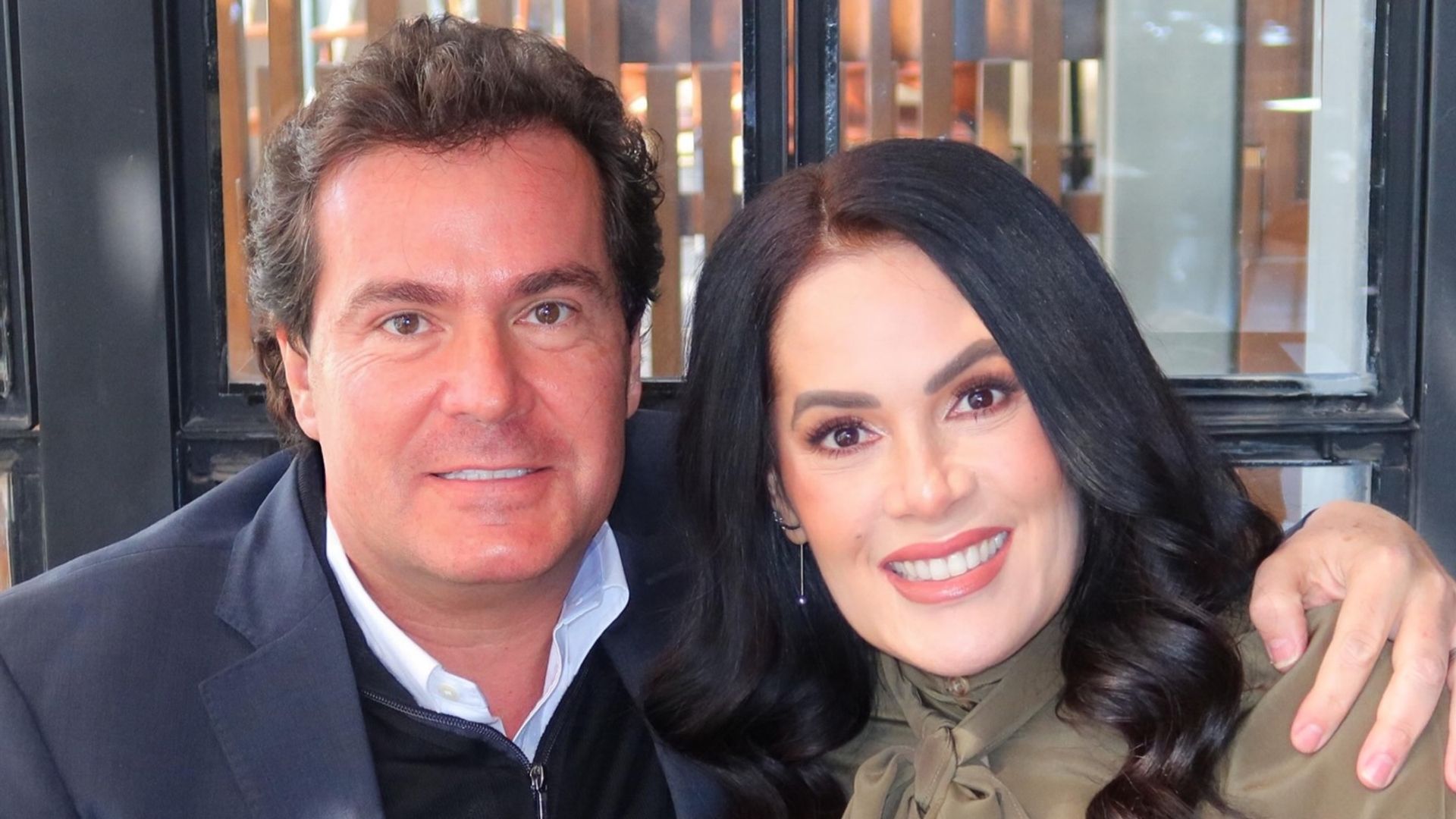 América Guinart y su esposo, Álvaro Favier