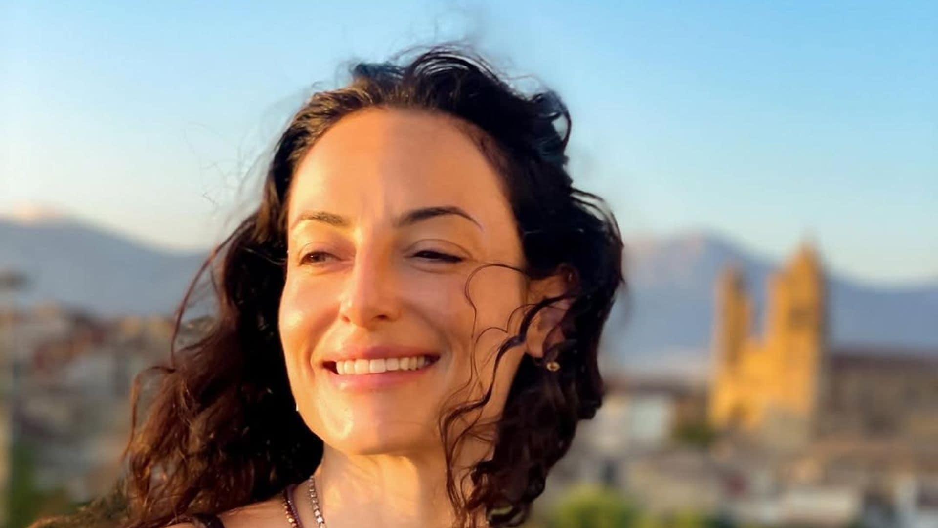 Marimar Vega, de vacaciones en África.