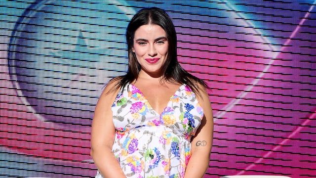 Sol Macaluso en la presentación de 'GHVIP' en el FestVal de Vitoria