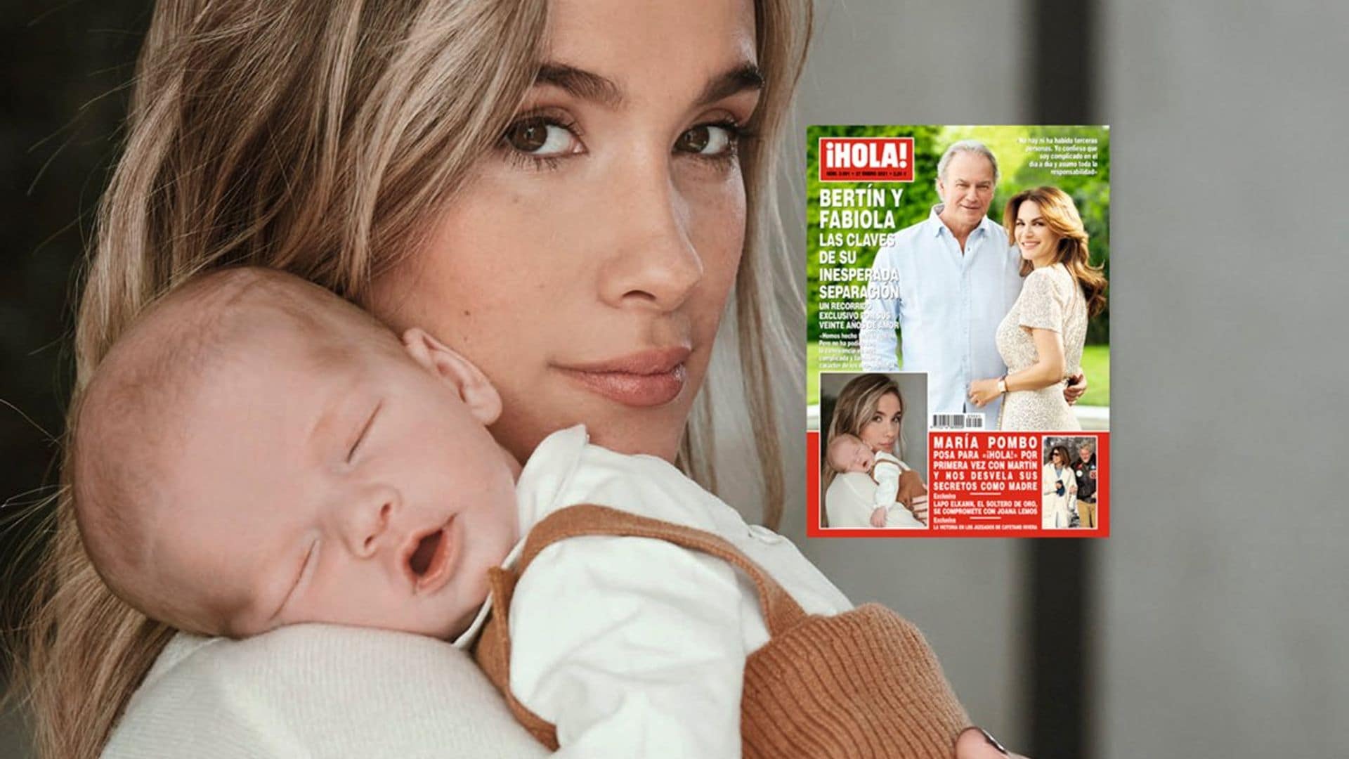 María Pombo nos presenta a Martín y nos desvela cómo es su nueva vida como madre