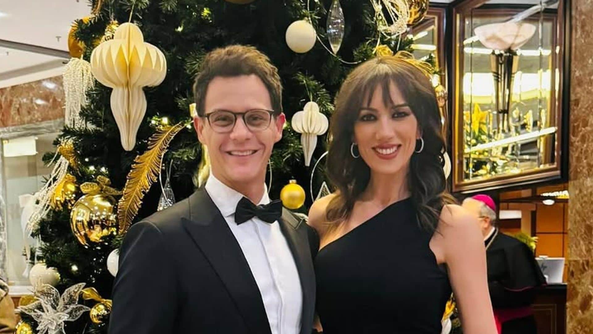 Christian Gálvez y Patricia Pardo, un matrimonio enamorado, de cena benéfica con Luis Alfonso de Borbón