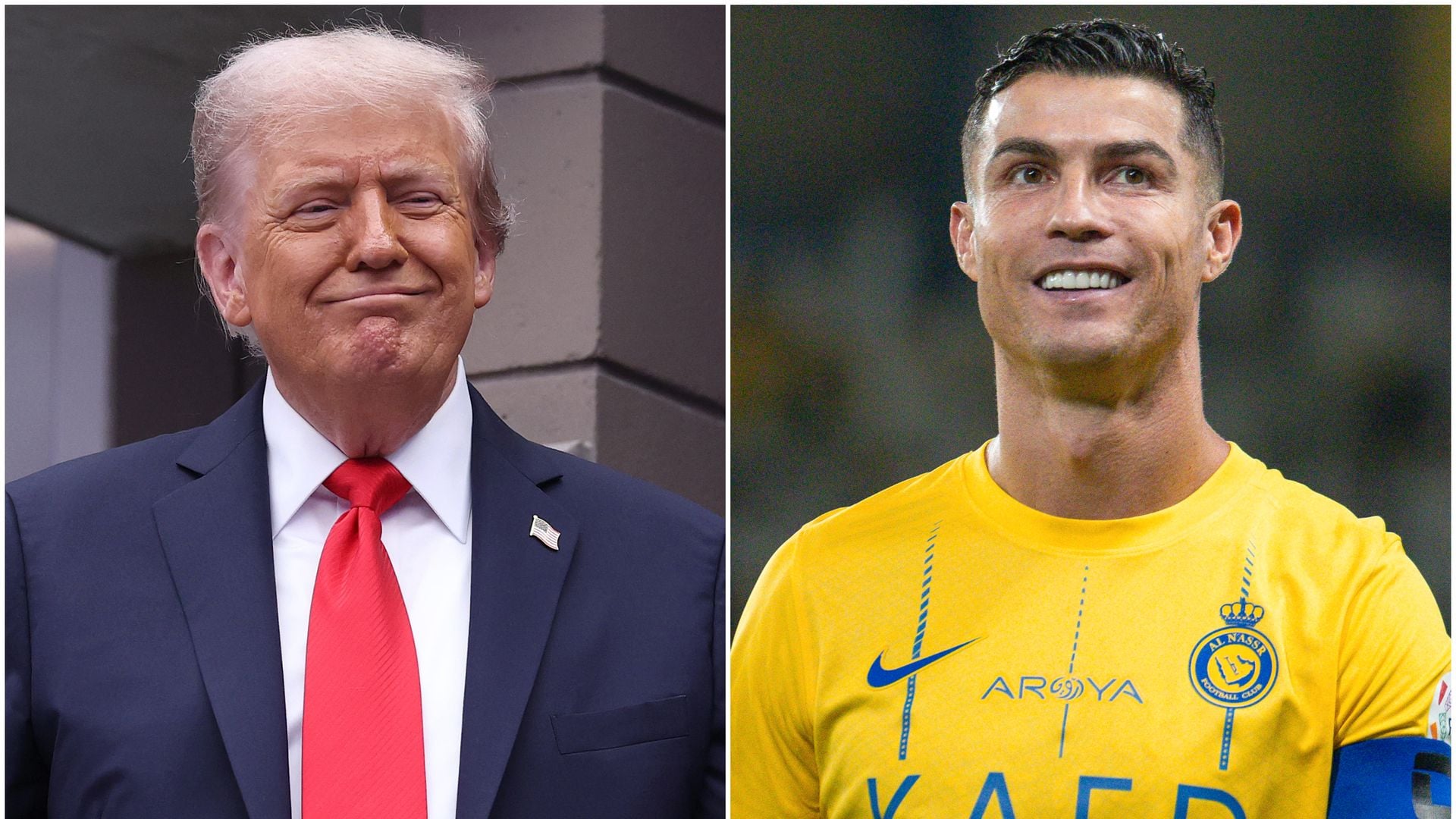 Donald Trump y Cristiano Ronaldo.