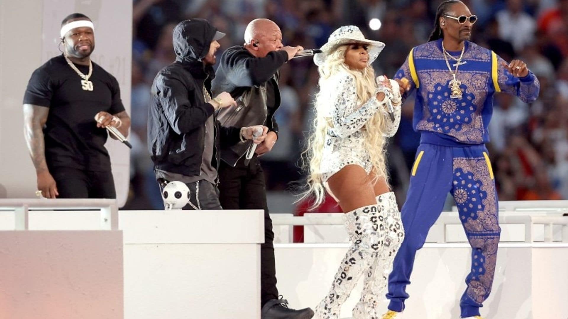 Dr. Dre, Eminem, Mary J. Blige... Así fue el increíble show de medio tiempo del Super Bowl LVI
