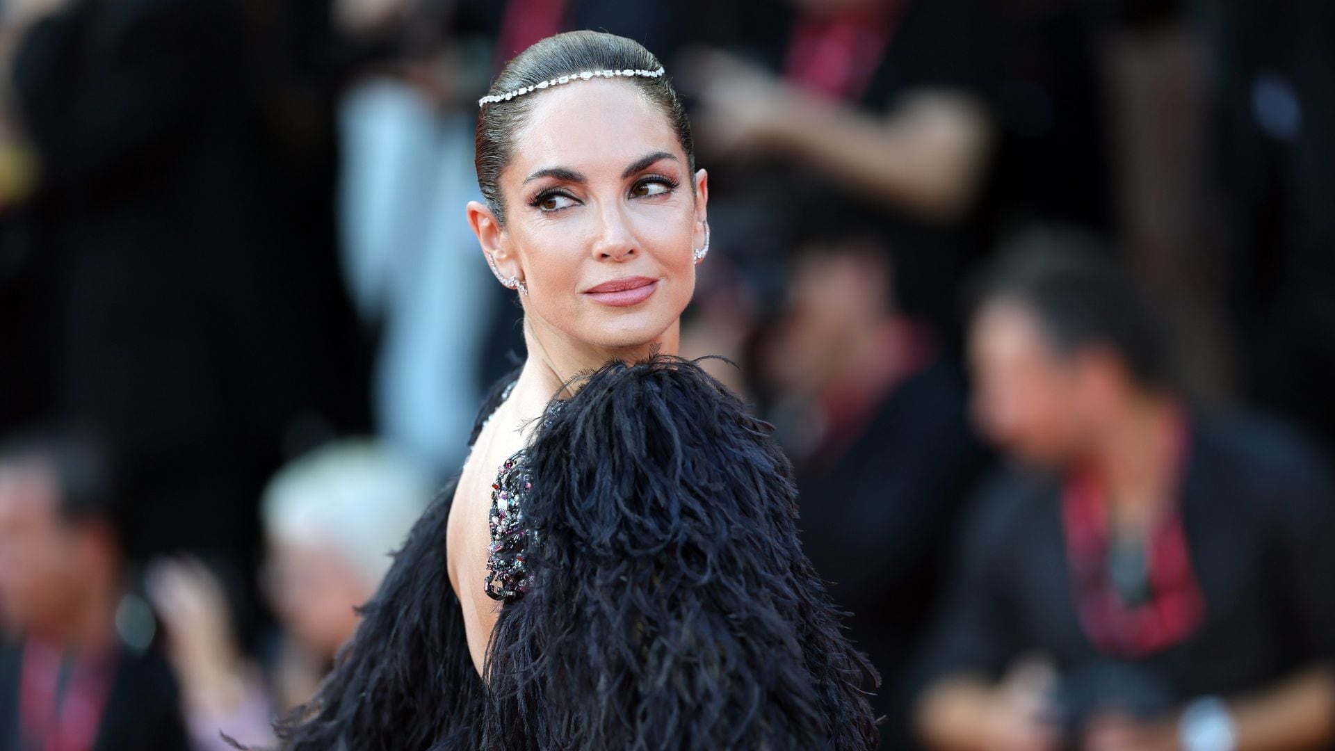 Eugenia Silva en la alfombra roja de "Frankenstein" en el Festival de Venecia