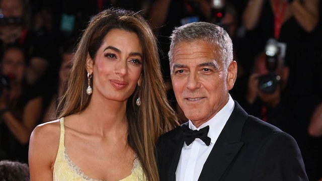 George Clooney y su mujer, Amal