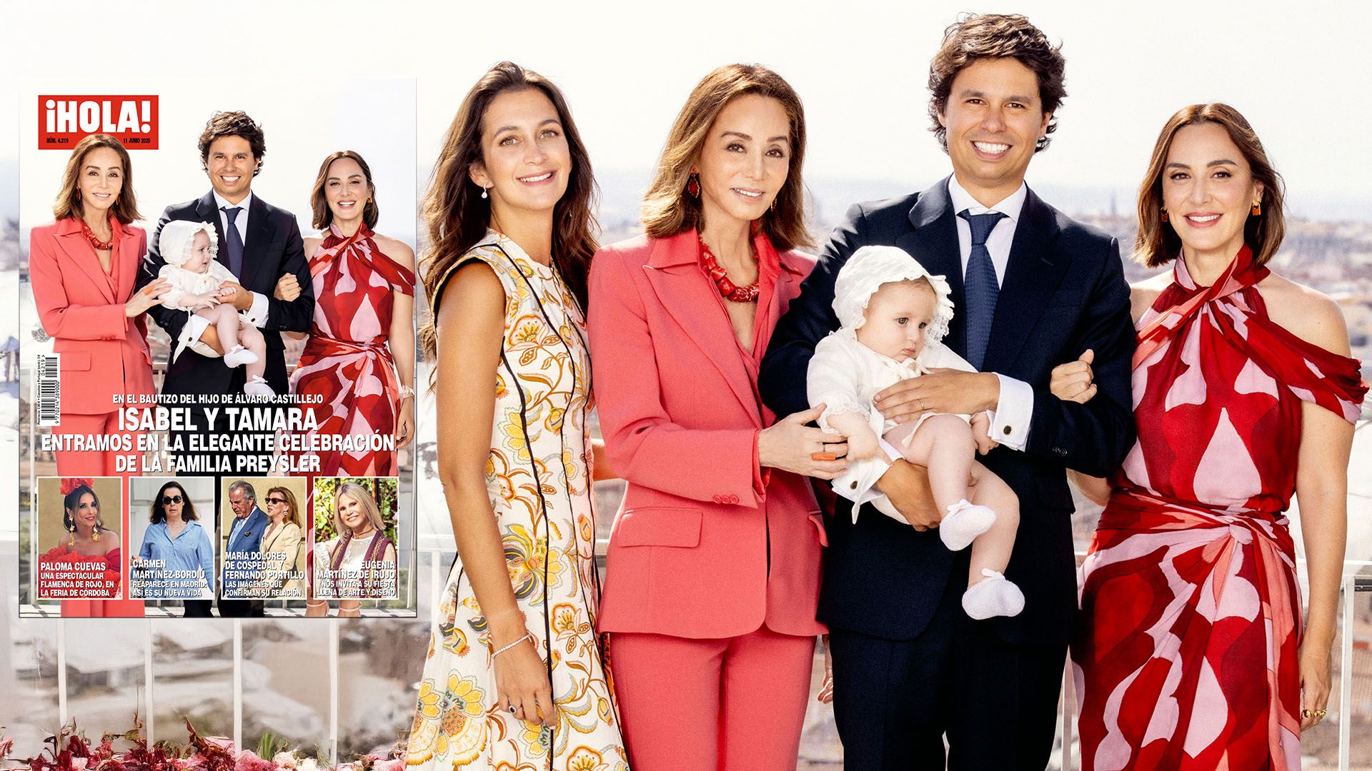 EXCLUSIVA. Isabel Preysler y Tamara Falcó, en el bautizo del hijo de Álvaro Castillejo: entramos en la elegante celebración