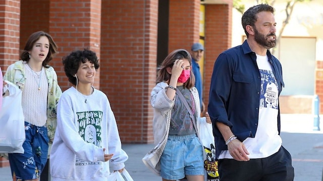 ben affleck with emme and seraphina