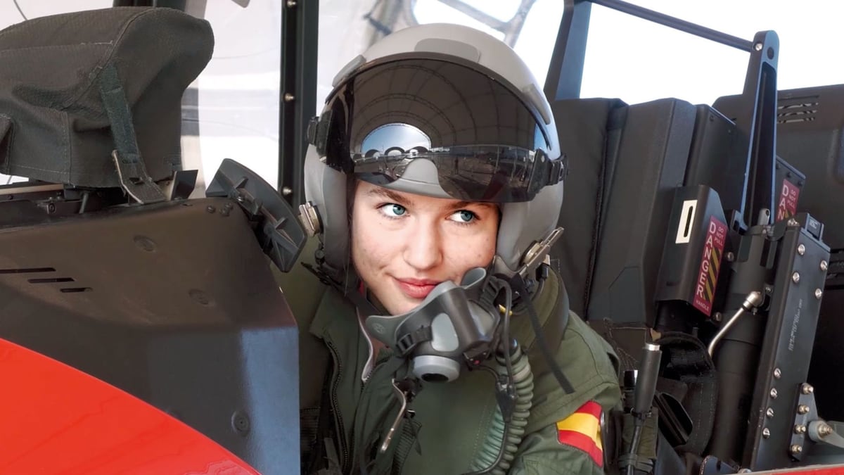 La imagen no vista de la princesa Leonor en un nuevo hito durante su paso por el Ejército del Aire
