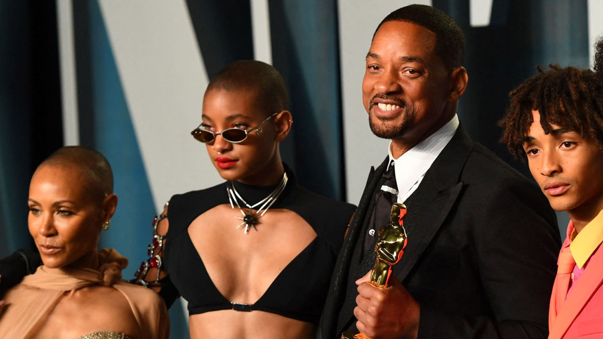 La reacción de Jaden Smith a la noche más polémica de su padre