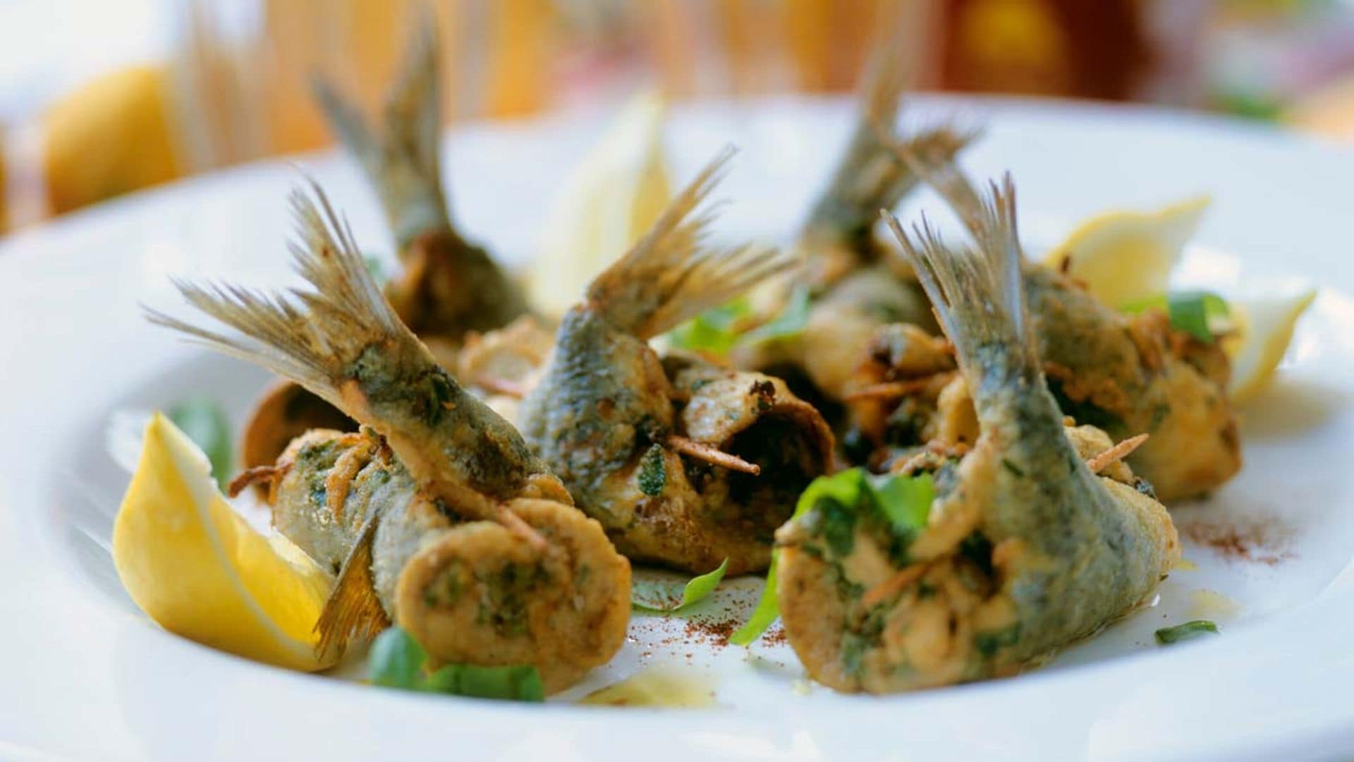 Sardinas fritas con 'chermoula'