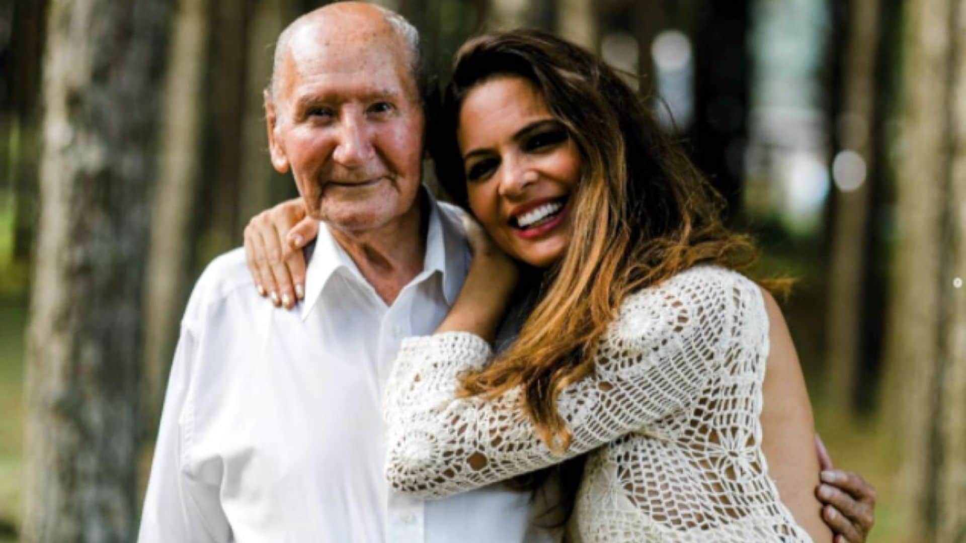 Romina Belluscio, rota por el fallecimiento de su abuelo