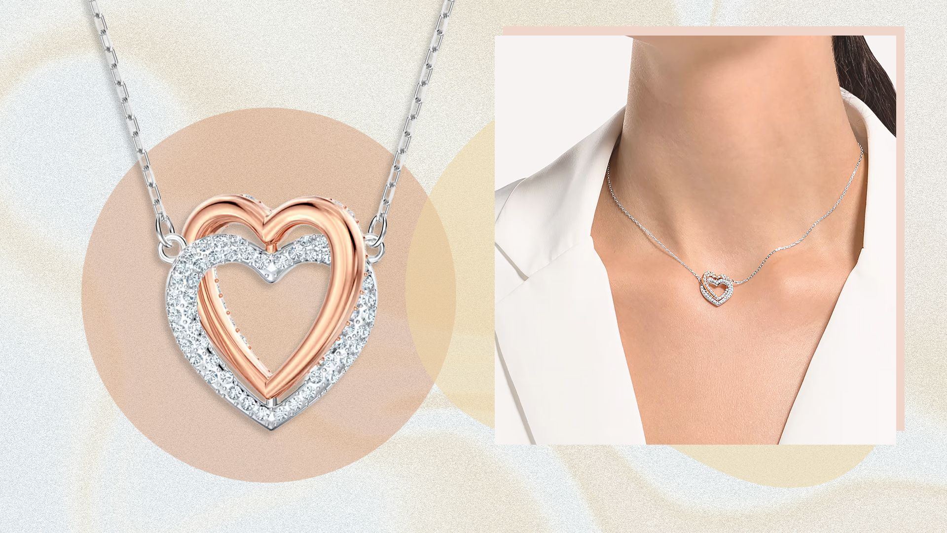 Creatividad con collar de Swarovski