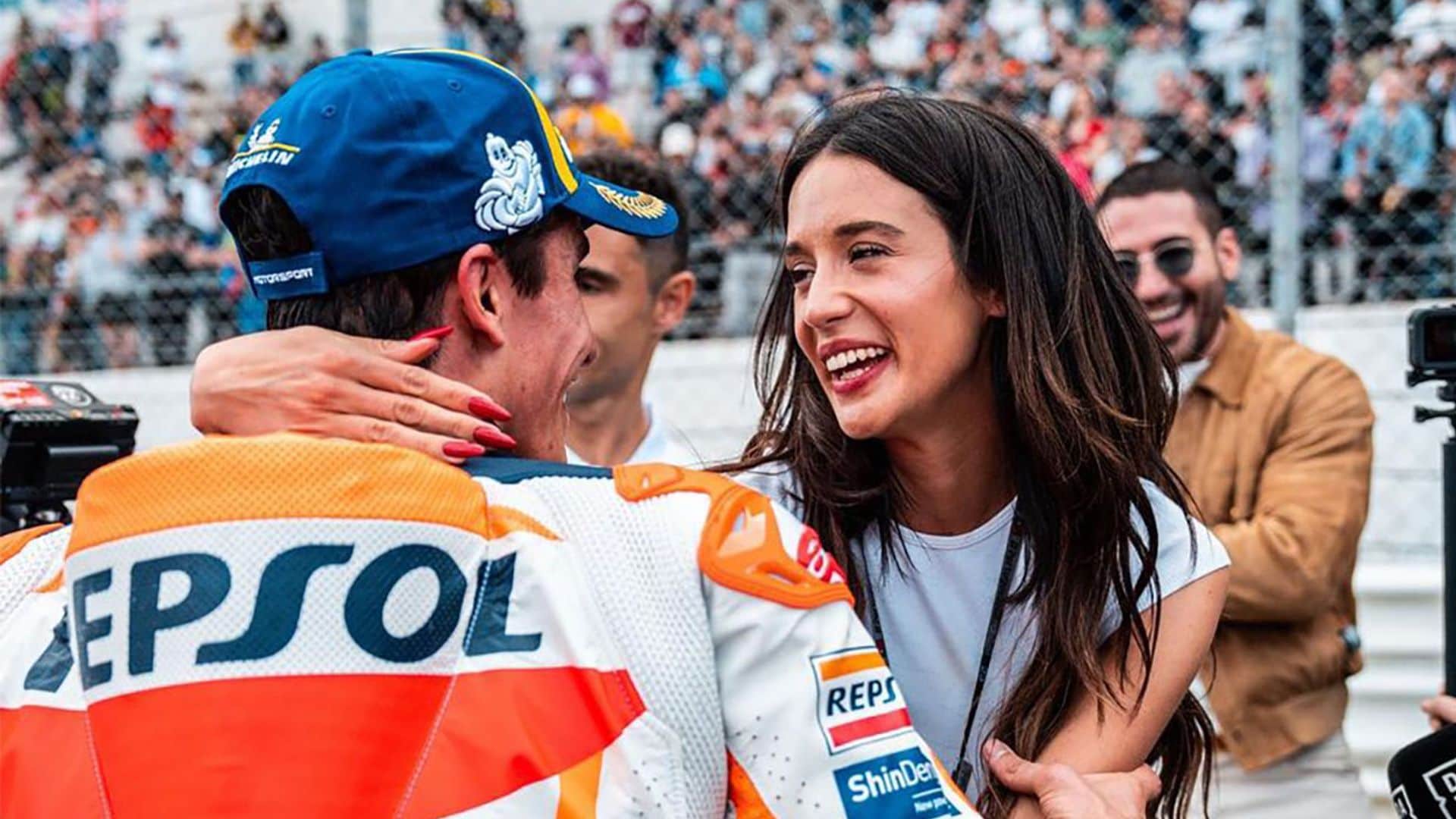 El cariñoso encuentro de María Pedraza y Marc Márquez, a los que se les relacionó en 2021